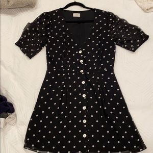 BRAND NEW wilfred polka dot dress - 8
